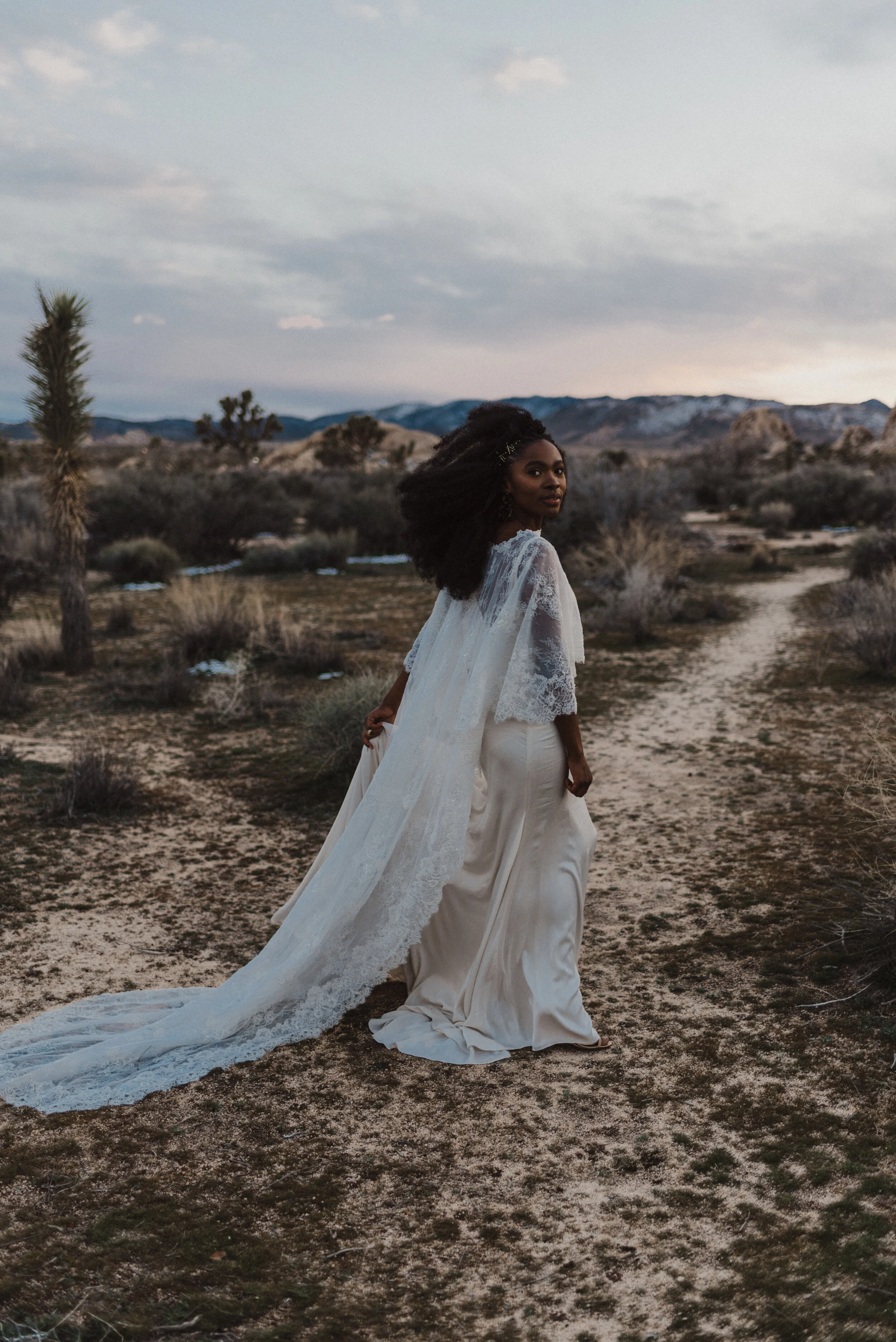 Boho 2025 wedding cape